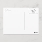 Überraschende Katze Postkarte (Rückseite)