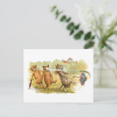 Überraschende Katzen Louis Wain Postkarte (Stehend Vorderseite)