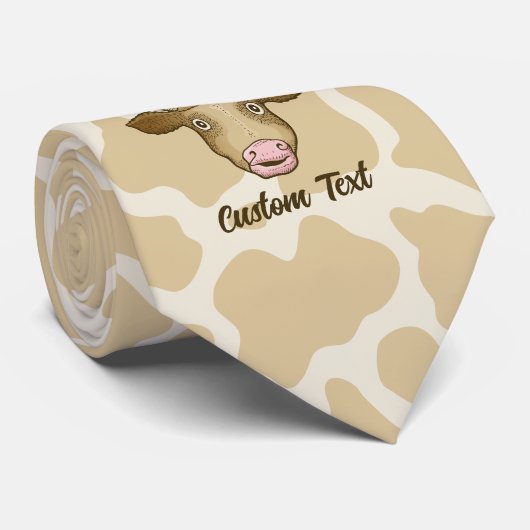 Überraschende Kuh-Krawatte Krawatte (Gerollt)