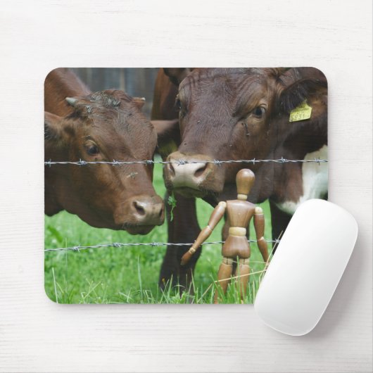 Überraschende Kühe Mousepad (Mit Mouse)