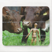 Überraschende Kühe Mousepad (Vorne)