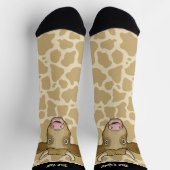 Überraschende Kuhsocken Socken (Oben)