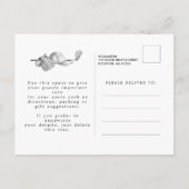 ÜBERRASCHENDE Party 19. Geburtstag Golf Thema Einladungspostkarte (Rückseite)