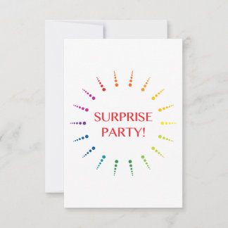 überraschende Party Einladung