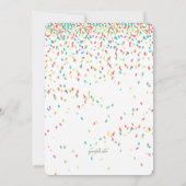 Überraschende Party Einladung (Rückseite)