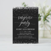 Überraschende Party Einladung - Elegant, elegant e (Stehend Vorderseite)