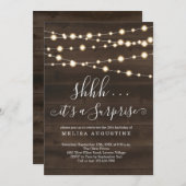 Überraschende Party Einladung - Geburtstag / Jahre (Vorne/Hinten)