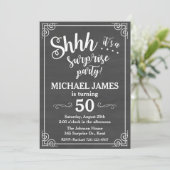 Überraschende Party Einladung, Überraschung Geburt Einladung (Stehend Vorderseite)