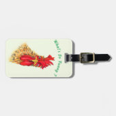 Überraschende Rooster-Funny-Gepäckmarke - Benutzer Gepäckanhänger (Vorderseite horizontal)