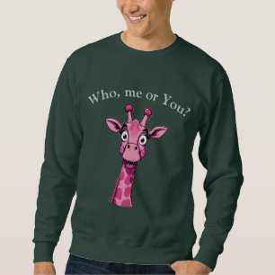 Überraschende Rosa Giraffe Sweatshirt