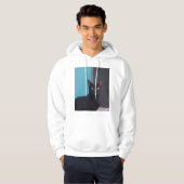 Überraschende Schwarze Katze Hoodie (Vorne ganz)