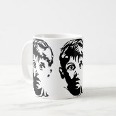 Überraschende Tasse für Boy Graphic Art (Vorderseite Links)