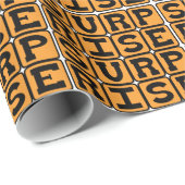 Überraschende Überraschung, überraschende Aussage Geschenkpapier (Rolleneckpunkt)