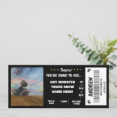 ÜBERRASCHENDE ÜBERWACHUNGS-FAHRZEUGE EINLADUNG (Stehend Vorderseite)