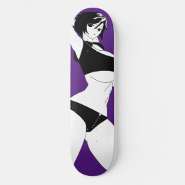 Überraschender Anime Girl Skateboard Deck