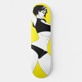 Überraschender Anime Girl Skateboard Deck