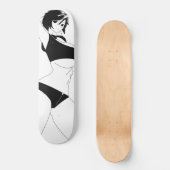 Überraschender Anime Girl Skateboard Deck (Vorderseite)
