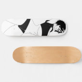 Überraschender Anime Girl Skateboard Deck (Horizontal)