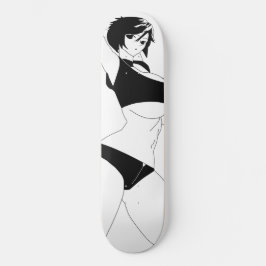 Überraschender Anime Girl Skateboard Deck