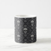 Überraschender Beängstigender Halloween-Skull-Tape Verwandlungstasse (Mittel)