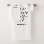 Überraschender Biss Badhandtuch Set (Insitu)