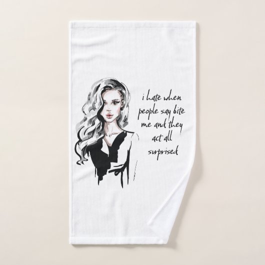 Überraschender Biss Badhandtuch Set (Handtuch)