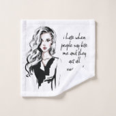 Überraschender Biss Badhandtuch Set (Waschlappen)