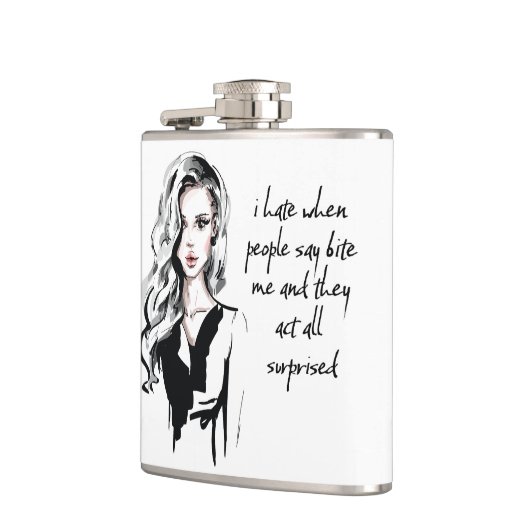 Überraschender Biss Flachmann (Links)