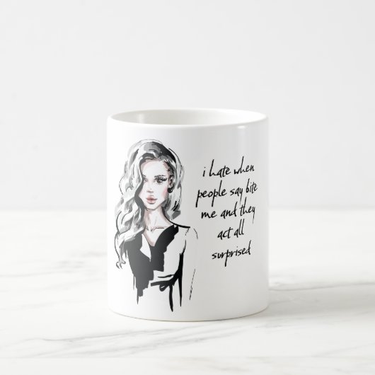 Überraschender Biss Kaffeetasse (Mittel)