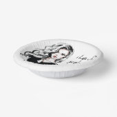 Überraschender Biss Pappteller (Gewinkelt)