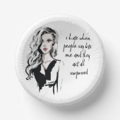 Überraschender Biss Pappteller (Vorderseite)