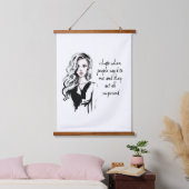 Überraschender Biss Wandteppich Mit Holzrahmen (Schlafzimmer)