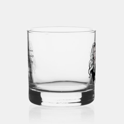Überraschender Biss Whiskyglas (Rechts)