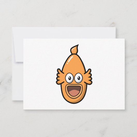 Überraschender Fisch. RSVP Karte (Vorderseite)
