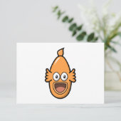 Überraschender Fisch. RSVP Karte (Stehend Vorderseite)