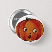 Überraschender Halloween-Kürbis Button (Vorne & Hinten)