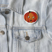 Überraschender Halloween-Kürbis Button (Beispiel)