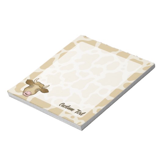 Überraschender Kuh Notepad Notizblock (Rotiert)