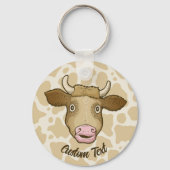 Überraschender Kuh-Schlüsselanhänger Schlüsselanhänger (Vorderseite)