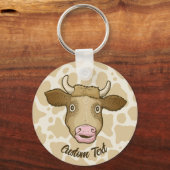 Überraschender Kuh-Schlüsselanhänger Schlüsselanhänger (Vorderseite)