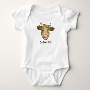 Überraschender Kuh T - Shirt Baby Bodysuit