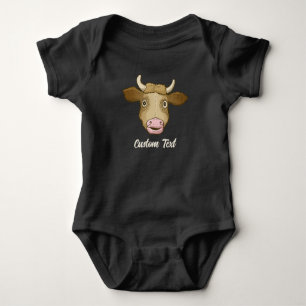 Überraschender Kuh T - Shirt Baby Bodysuit