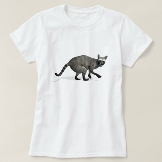 Überraschender Raccoon T-Shirt (Design vorne)