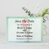 Überraschender Tulip Save the Date (Stehend Vorderseite)
