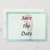 Überraschender Tulip Save the Date (Rückseite)