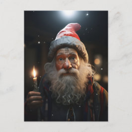 Überraschender Weihnachtsbummel Feiertagspostkarte