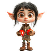 Überraschender Weihnachtself-Babyanzug für Mädchen Baby Strampler