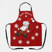 Überraschender Weihnachtsmann Schürze (Vorderseite)