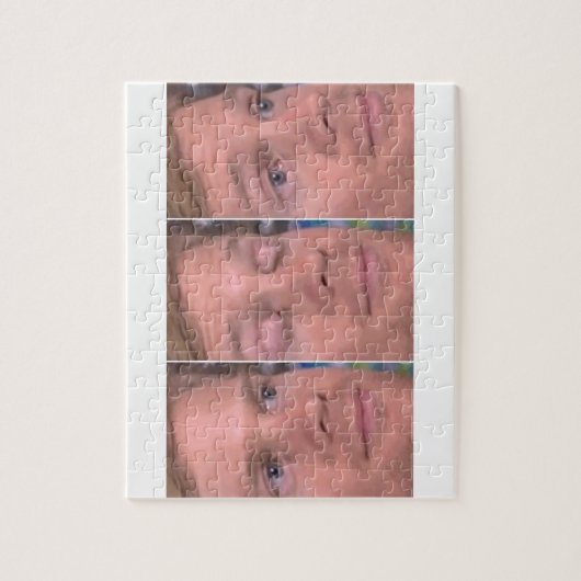 Überraschender weißer Typ blinkt Reaktionsmilben W Puzzle (Vertikal)