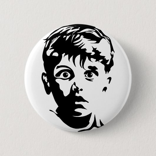 Überraschendes Abzeichen für Boy Graphic Art Stift Button (Vorderseite)